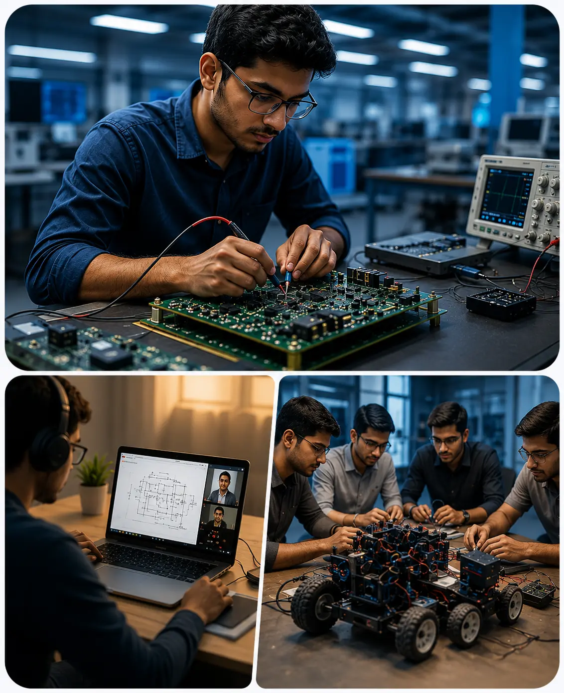 Hybrid Training Experience — hands-on labs and industrial hardware