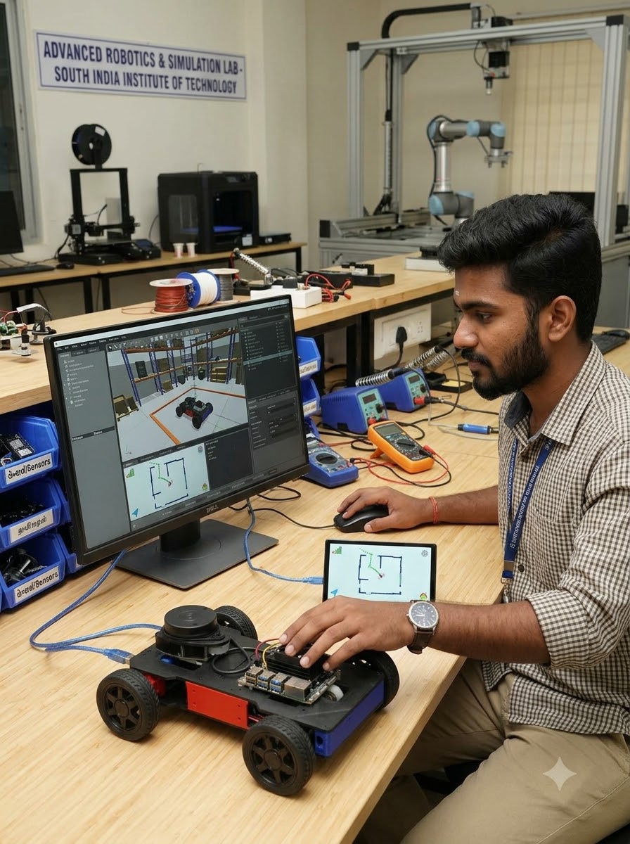Autonomous Robotic Engineer Professional Track — hands-on labs with robotic hardware