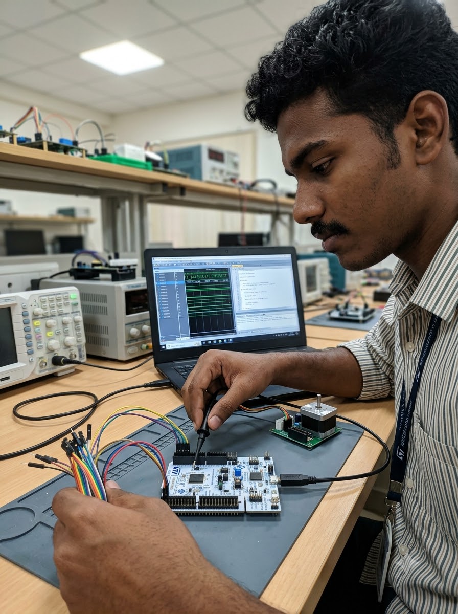 Embedded Systems Engineering Professional Track — hands-on labs with embedded hardware