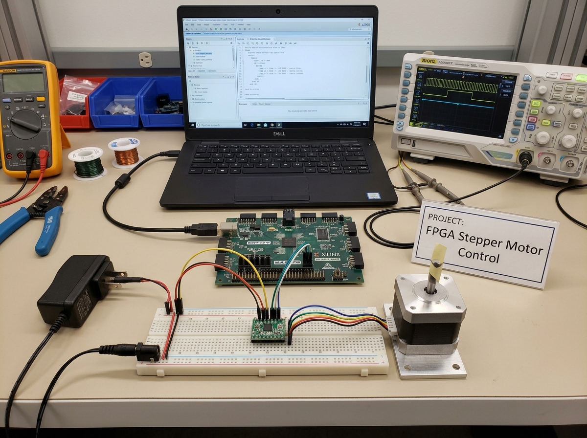 Stepper Motor Control using FPGA
