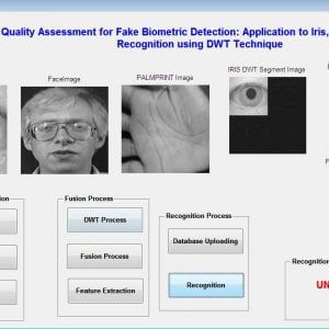 Fake Biometric Detection using DWT Technique with Secret Key Analysis Matlab 6