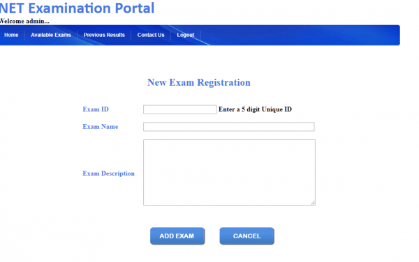 Online Examination Portal 5