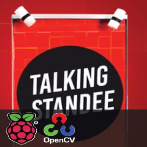 Talking standee using Raspberry Pi