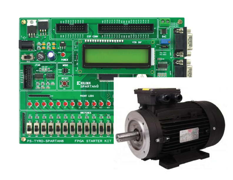 Induction Motor Speed Control using FPGA Kit 2