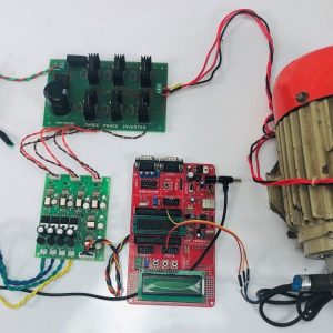 Three Phase Induction Motor Speed Control using DSPIC Controller Kit 1