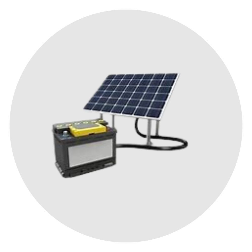 battery in solar
